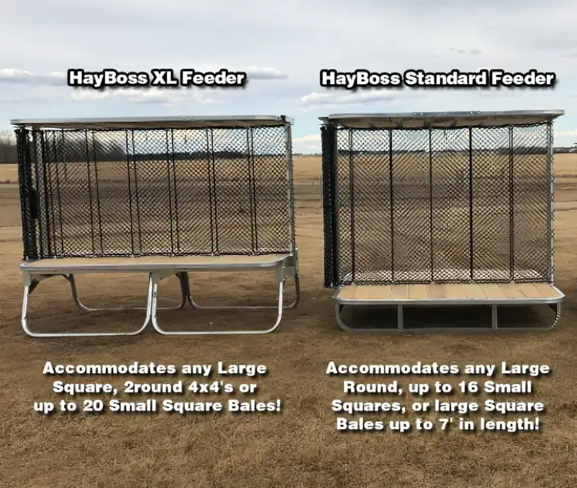 organized hay feeders